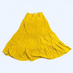 Magaschoni Yellow Maxi Skirt